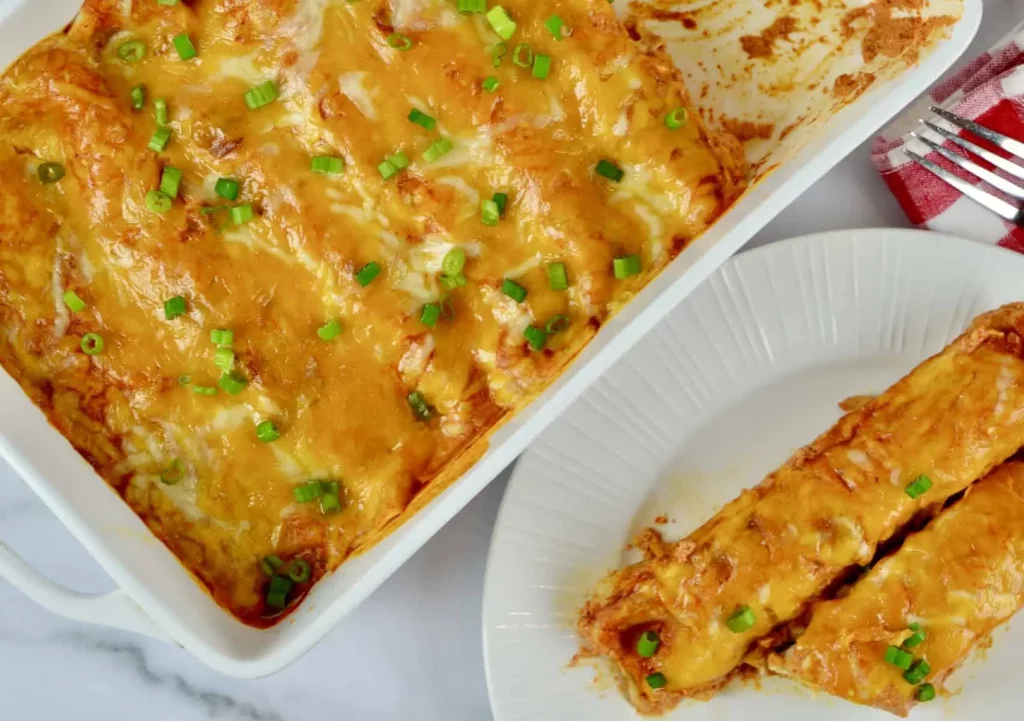 Cream Cheese Chicken Enchiladas