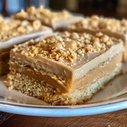 Peanut Butter Sheet Cake with Peanut Butter Frosting