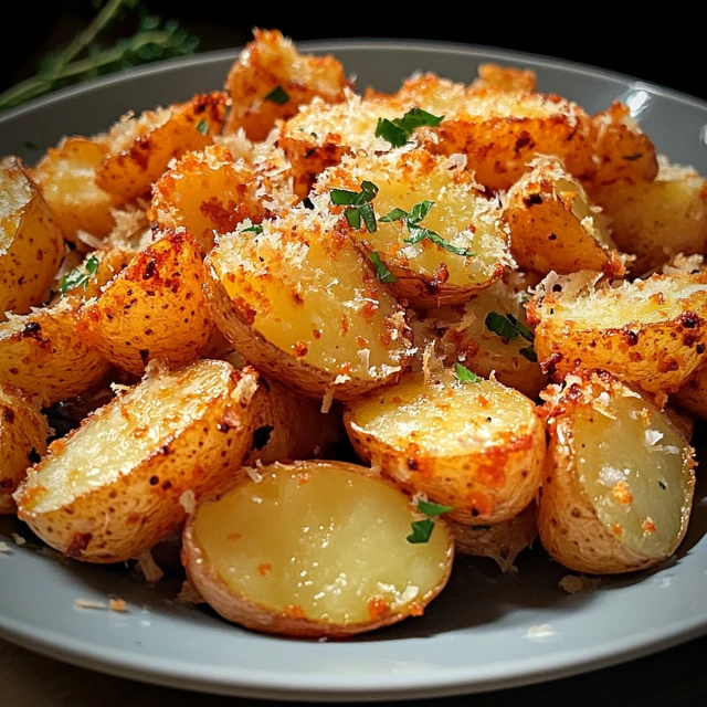 Crispy Parmesan Roasted Potatoes