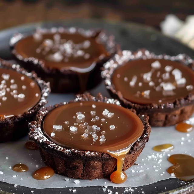 Chocolate Salted Caramel Tarts